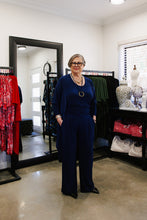 Load image into Gallery viewer, LUCIA Shaped Top in Navy Blue Allure
