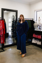 Load image into Gallery viewer, AQUILA Wide Leg Pant in Ocean Allure

