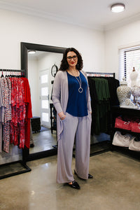AQUILA Wide Leg Pant in Pearl Allure