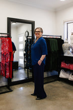 Load image into Gallery viewer, AQUILA Wide Leg Pant in Navy Allure
