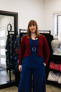 AQUILA Wide Leg Pant in Ocean Allure