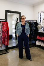 Load image into Gallery viewer, LUCIA Shaped Top in Navy Blue Allure
