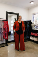 Load image into Gallery viewer, AQUILA Wide Leg Pant in Rust Allure
