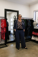 Load image into Gallery viewer, LUCIA Shaped Top in Wine Leopard Allure
