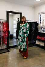 Load image into Gallery viewer, ALEXIS Crossover with Side Splits in Green Goddess
