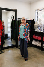 Load image into Gallery viewer, AMARIS Longline Jacket in Burst of Life
