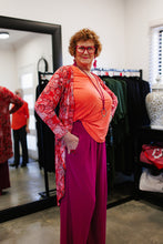 Load image into Gallery viewer, LUCIA Shaped Top in Coral Allure
