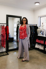 Load image into Gallery viewer, LUCIA Shaped Top in Red Flora
