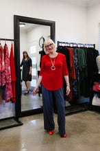 Load image into Gallery viewer, LUCIA Shaped Top in Red Allure
