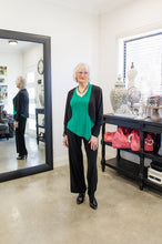 Load image into Gallery viewer, AMALI Waistline Jacket in Black Allure
