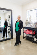 Load image into Gallery viewer, AURIEL Petite Cascade Jacket in Black Allure

