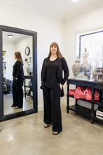 Load image into Gallery viewer, AURIEL Petite Cascade Jacket in Black Allure
