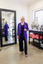 Load image into Gallery viewer, AURIEL Petite Cascade Jacket in Bright Royal Purple Allure
