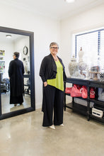 Load image into Gallery viewer, AURELIA Dramatic Cascading Jacket in Black Allure
