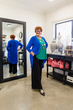 Load image into Gallery viewer, AMARIS Longline Jacket in Azure Allure
