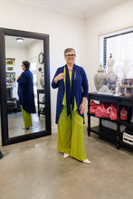 Load image into Gallery viewer, AVA Assymetrical Top in Chartreuse Allure
