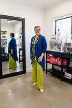 Load image into Gallery viewer, AQUILA Wide Leg Pant in Chartreuse Allure

