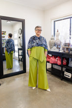 Load image into Gallery viewer, AVA Assymetrical Top in Chartreuse Allure
