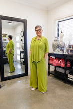 Load image into Gallery viewer, AVA Assymetrical Top in Chartreuse Allure
