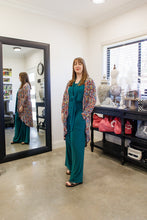 Load image into Gallery viewer, AQUILA Wide Leg Pant in Deep Jade Allure
