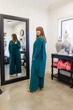Load image into Gallery viewer, AMARIS Longline Jacket in Deep Jade Allure
