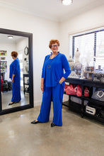 Load image into Gallery viewer, AQUILA Wide Leg Pant in Azure Allure
