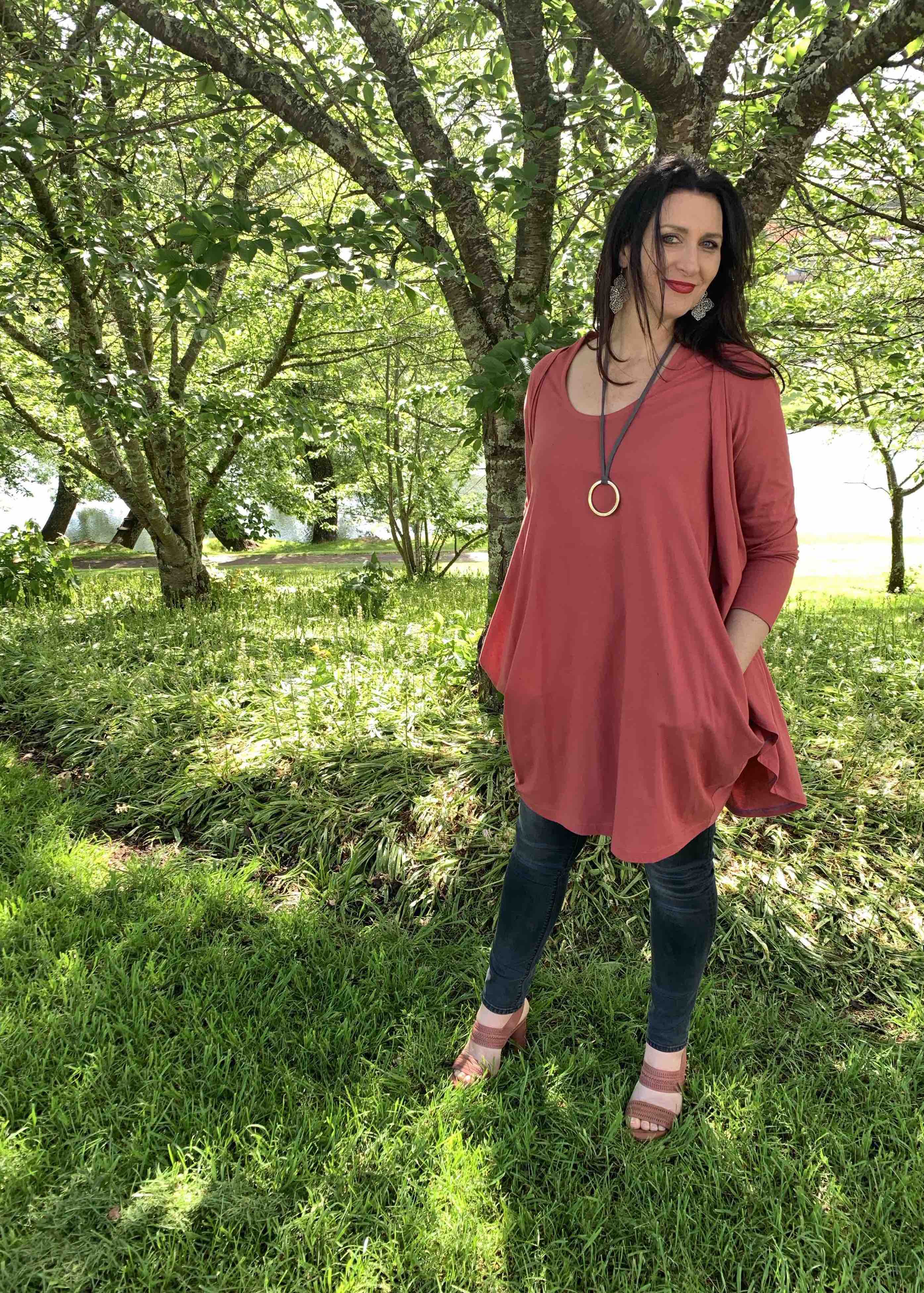 Deep blush discount dress