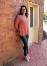 Load image into Gallery viewer, LULU Swing Top in Tangelo Stripe
